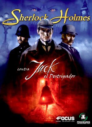 Portada de Sherlock Holmes contra Jack el Destripador